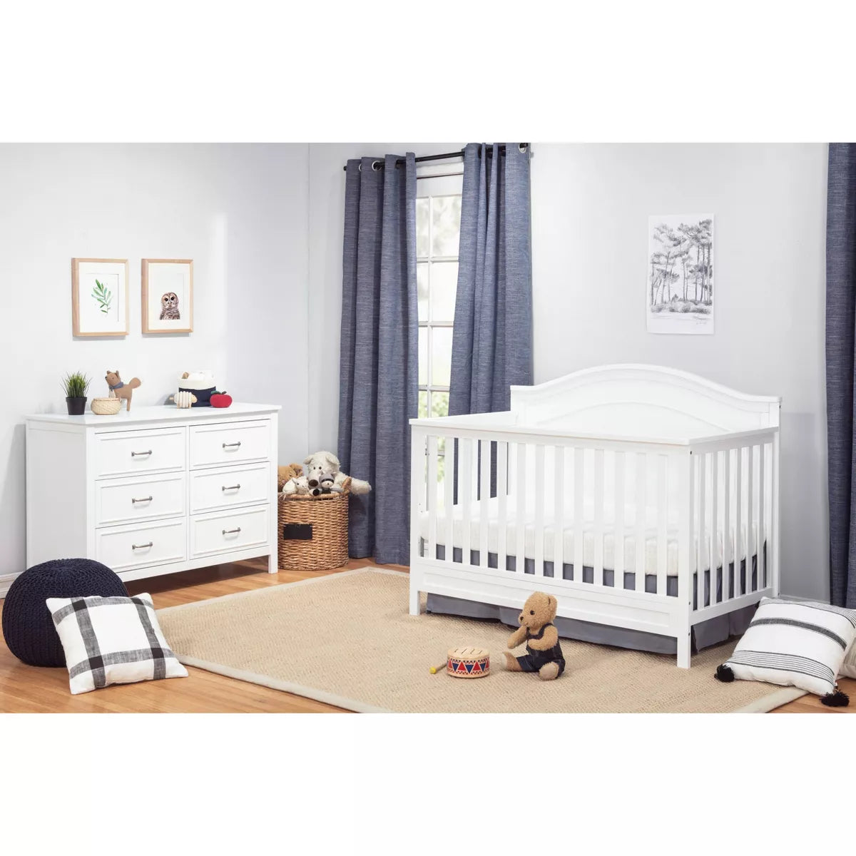 Davinci Charlie 4-In-1 Convertible Crib