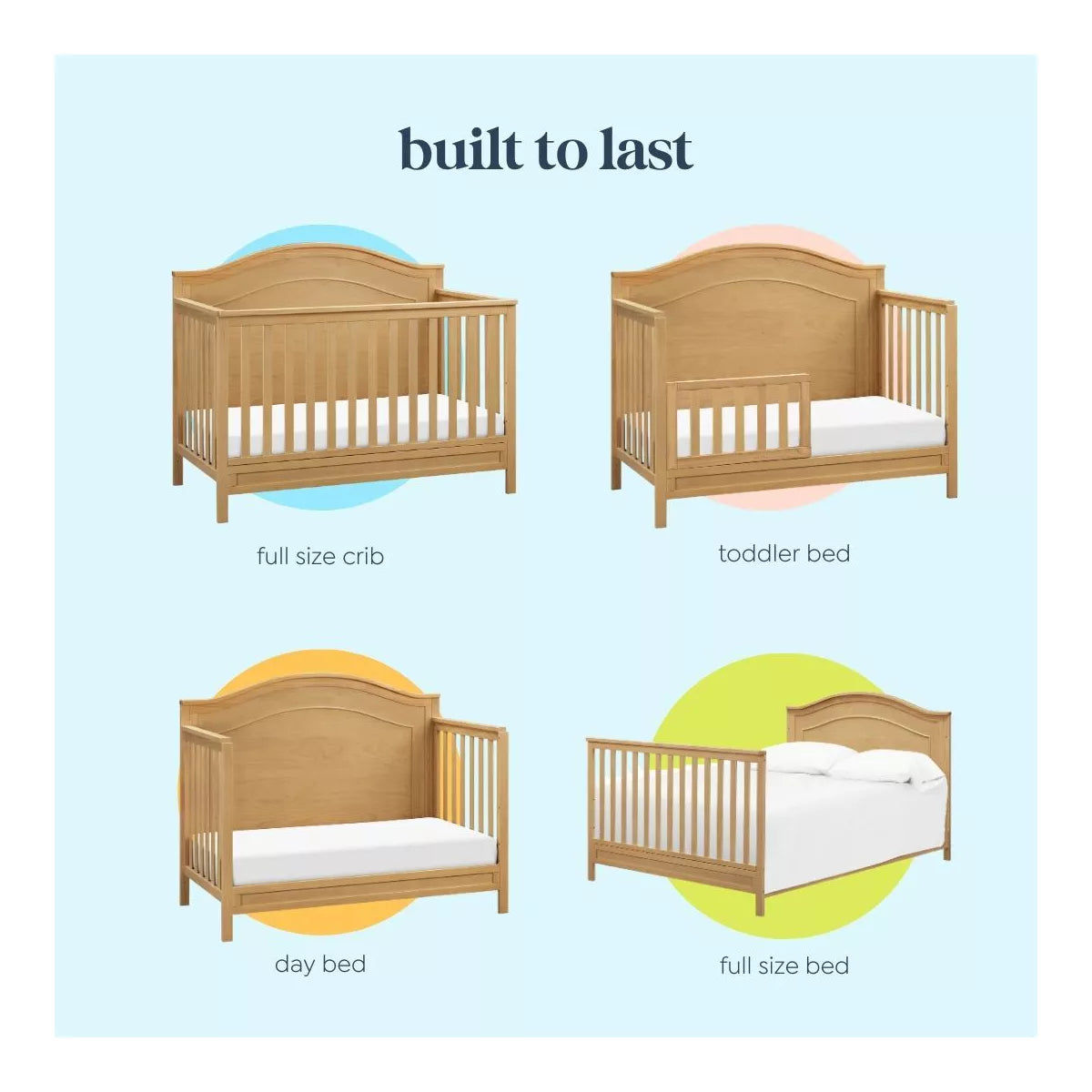 Davinci Charlie 4-In-1 Convertible Crib