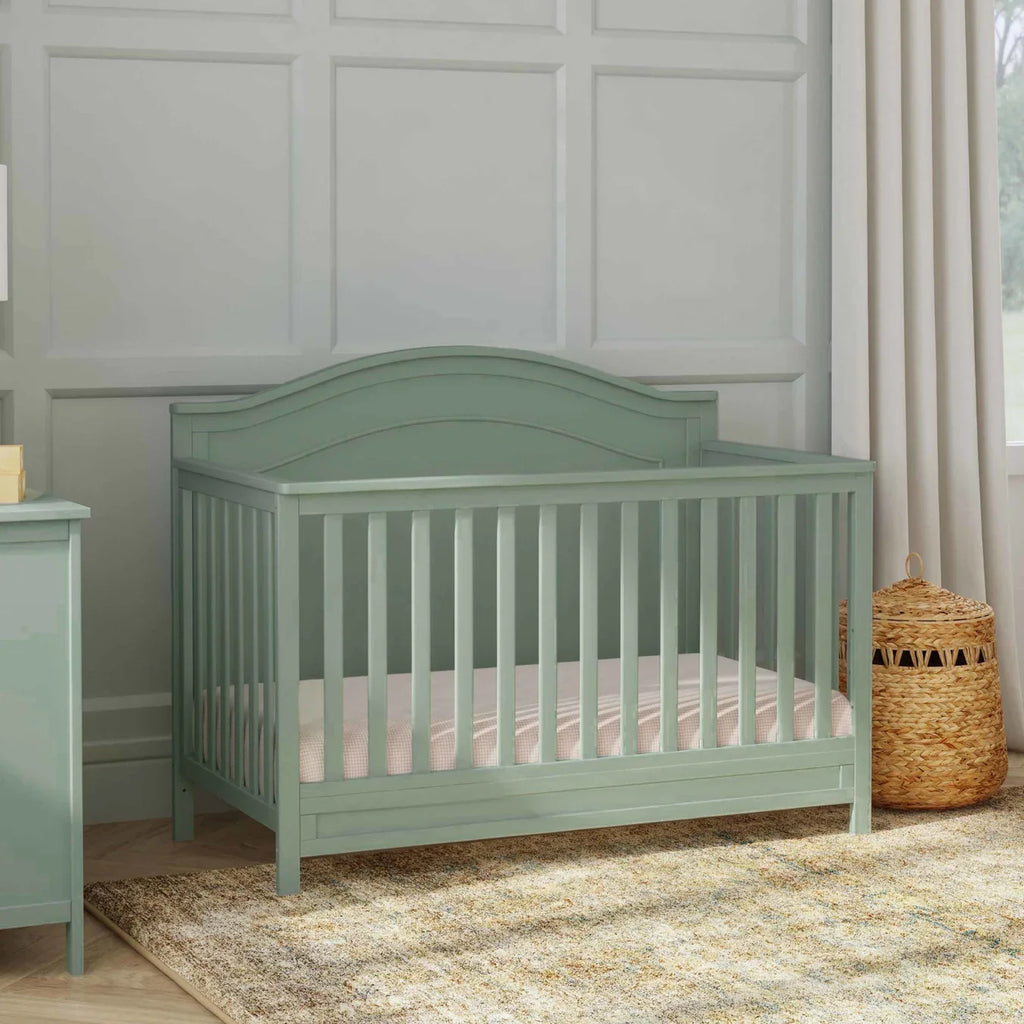 Charlie 4-In-1 Convertible Crib in Light Sage