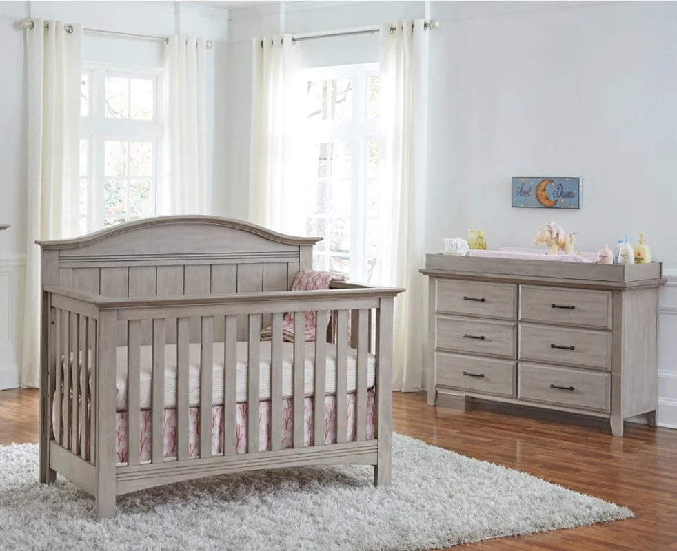 Sheridan 4 in 1 Convertible Crib Stone Wash