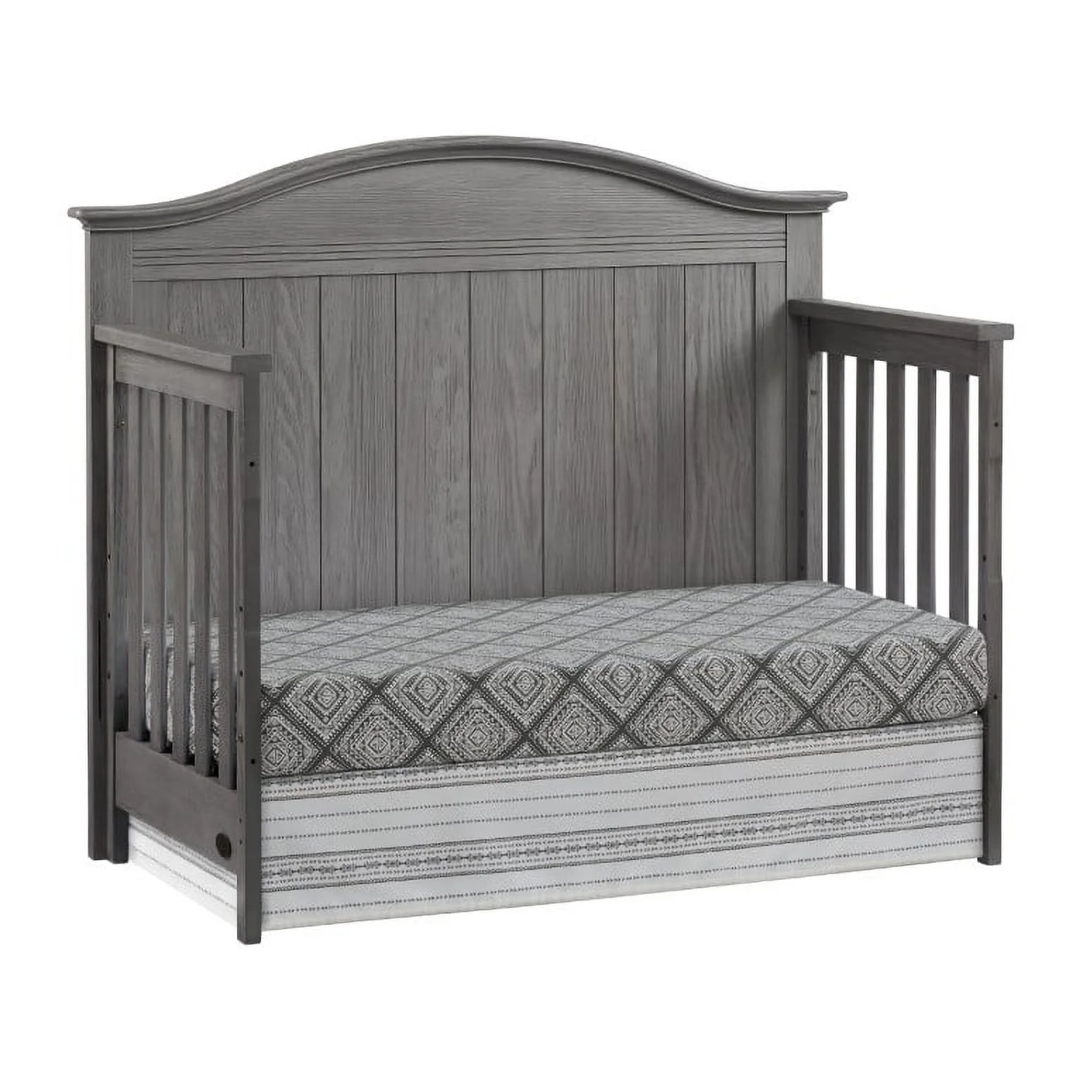 Sheridan 4-In-1 Convertible Crib, Graphite Gray